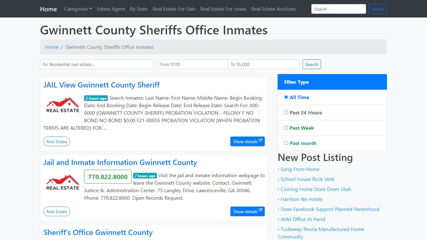 Gwinnett County Sheriffs Office Inmates